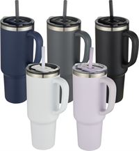 TAZZA TERMICA RICICLATA CON CANNUCCIA DA 1200ML